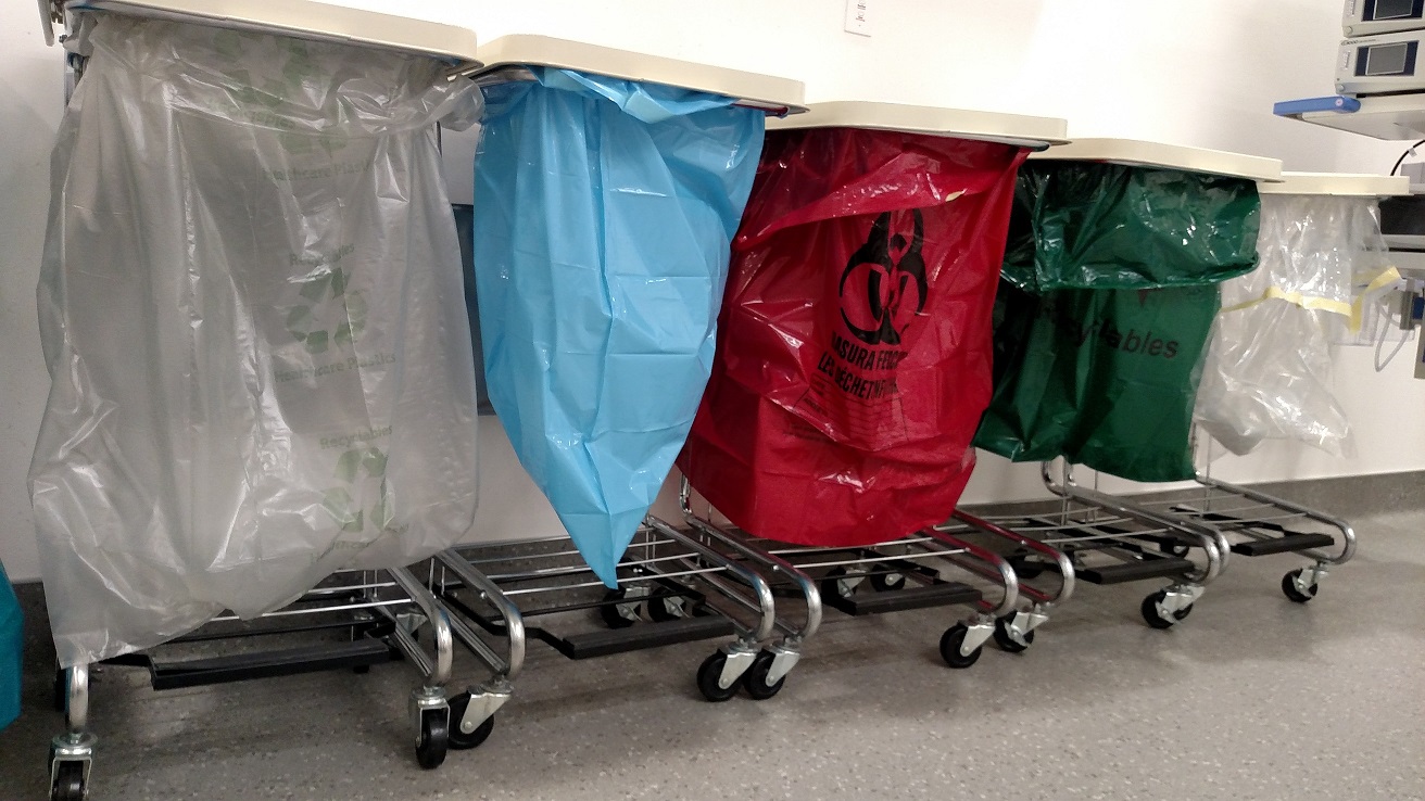 Managing Hospital Recycling Material Flow and Logistics